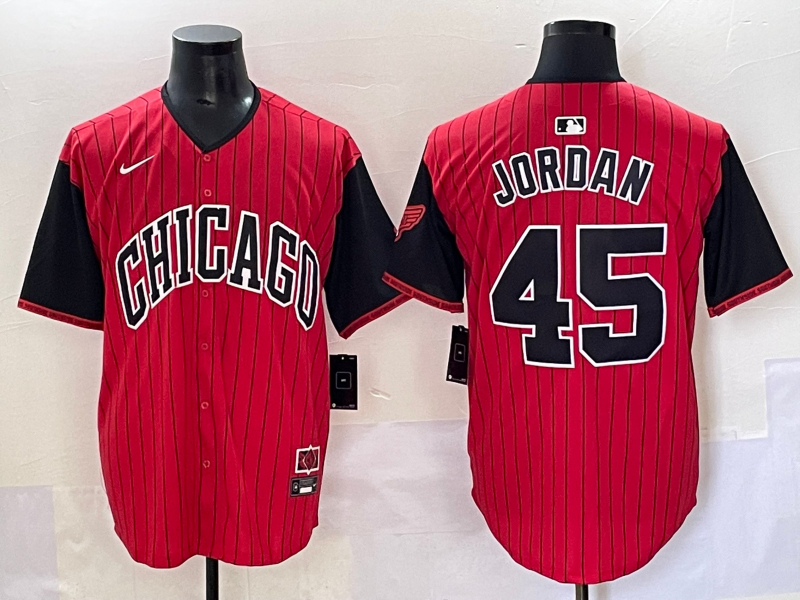 Men Chicago White Sox #45 Jordan red Nike MLB 2026 jersey 0654002